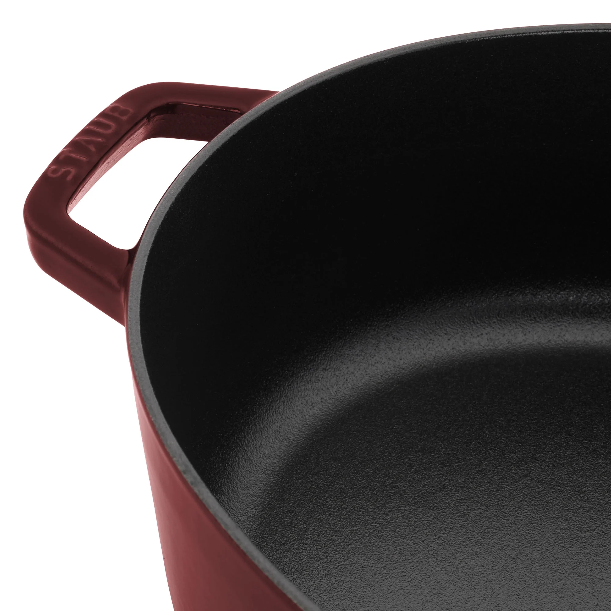 Staub Cast Iron 6.25-qt Shallow Oval Dutch Oven - Citron - Image 20