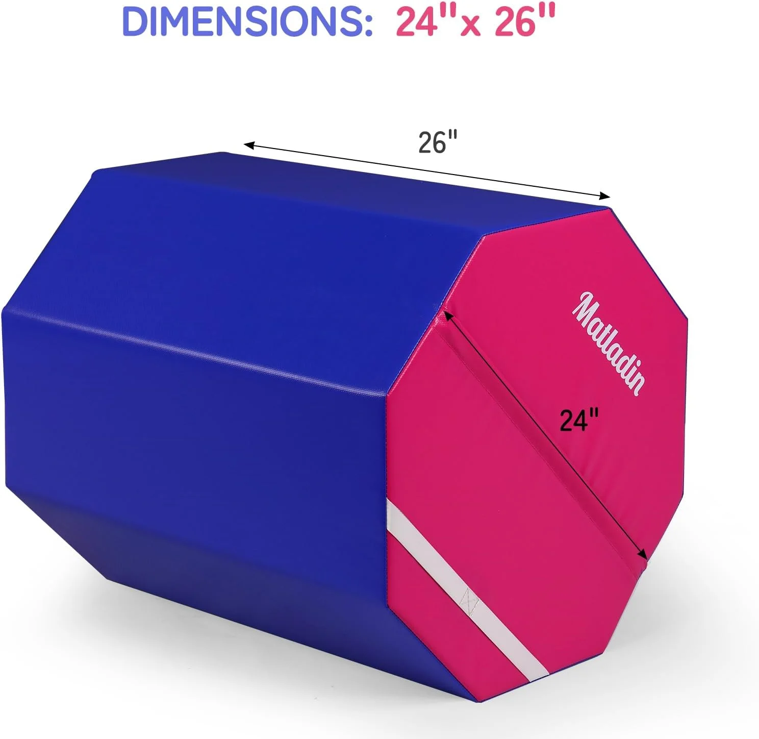 Matladin Octagon Gymnastics Skill Shapes, PVC Pink, 9.7 lb - Image 14