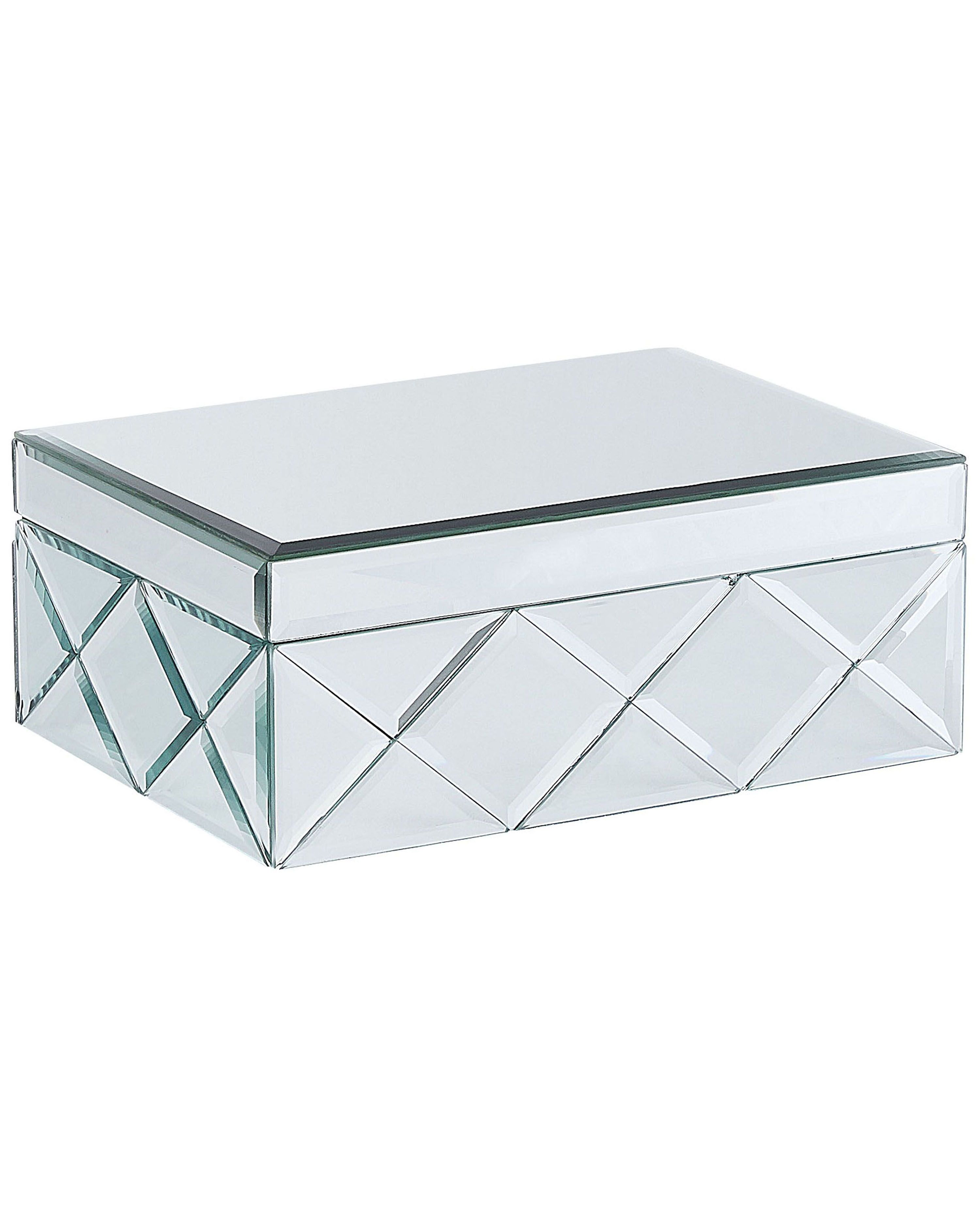 Trinket Box GORRON Glass Mirrored Silver