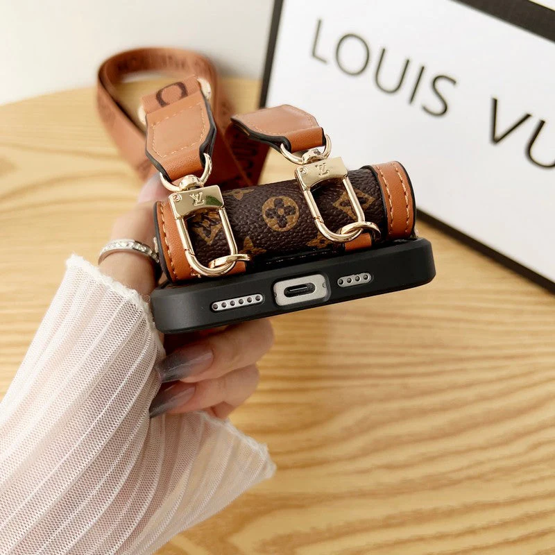 Lou GG Card Holder Chain iPhone Case - Wholesale & Influencer