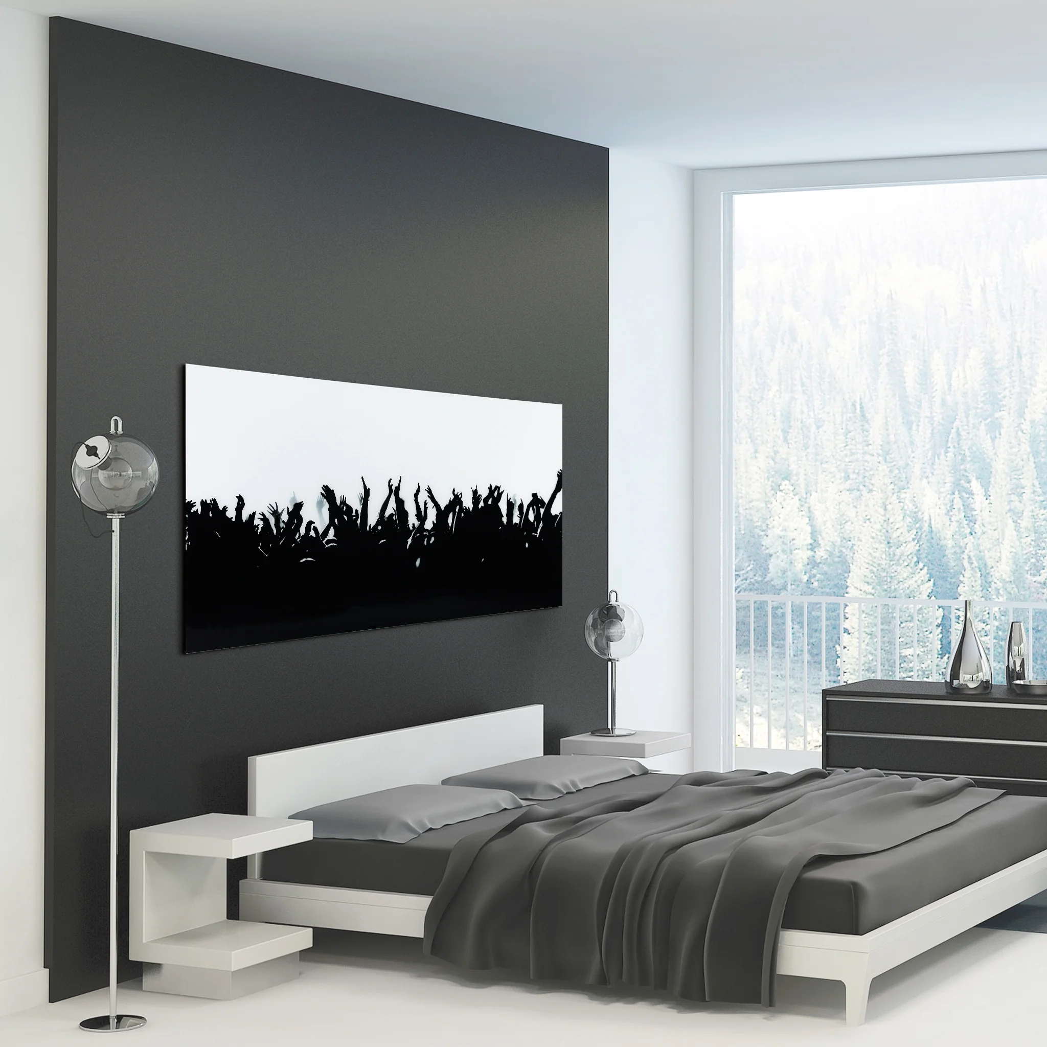 Empire Art Direct Blue Splash Frameless Free Floating Tempered Glass Panel Graphic Wall Art, 72" x 36", Ready to Hang - Image 56