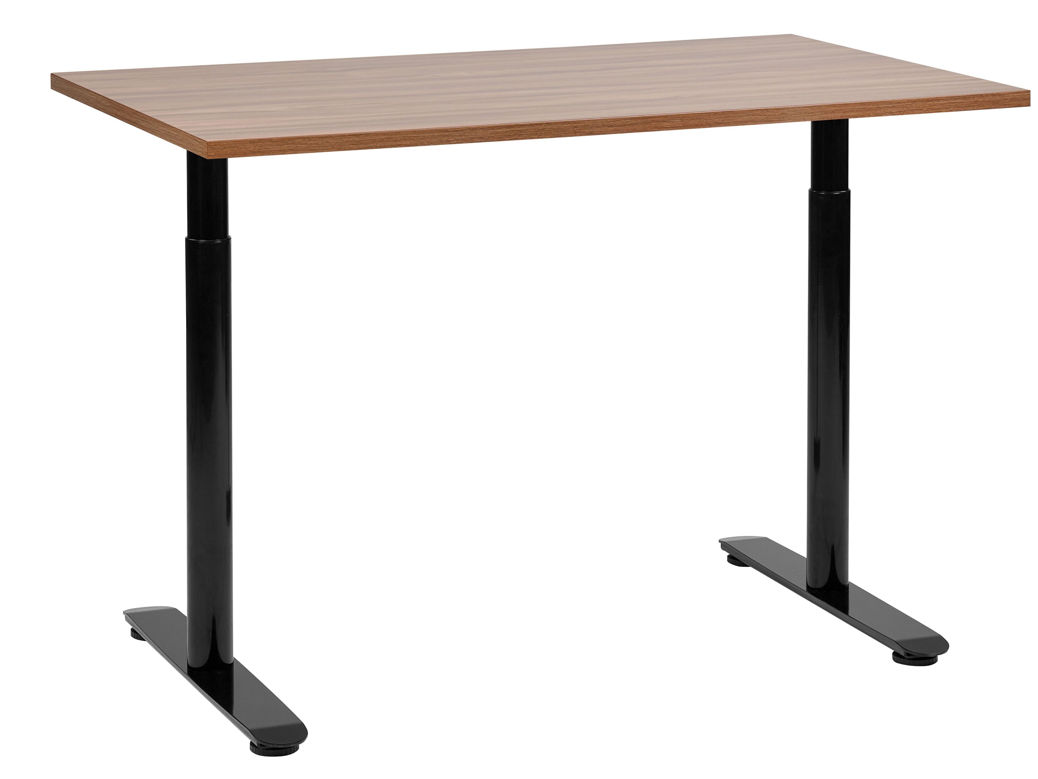 Manual Adjustable Standing Desk DESTINAS Brown/ Black 120 cm 72 cm