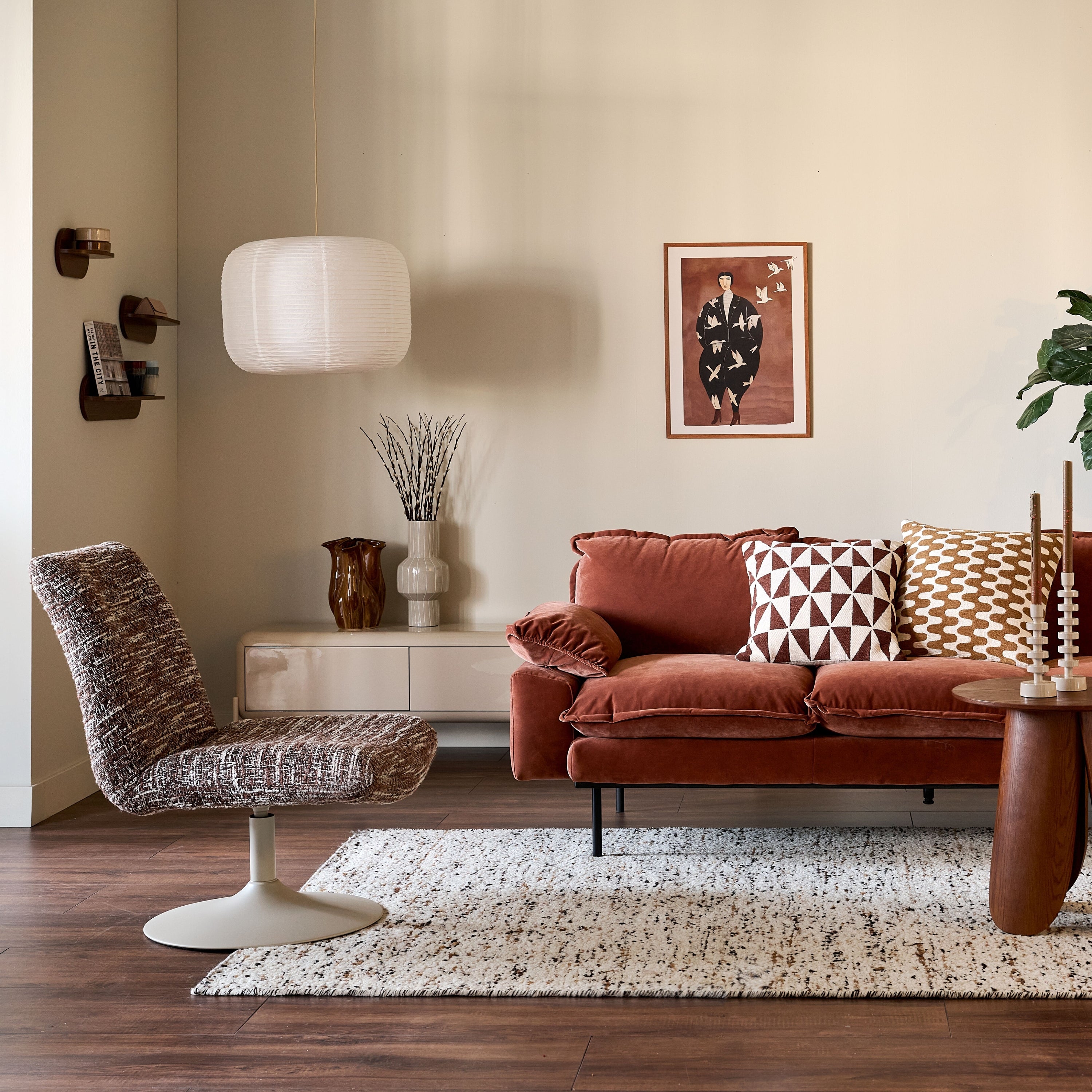 Blokker Sund Fauteuil - Bruin