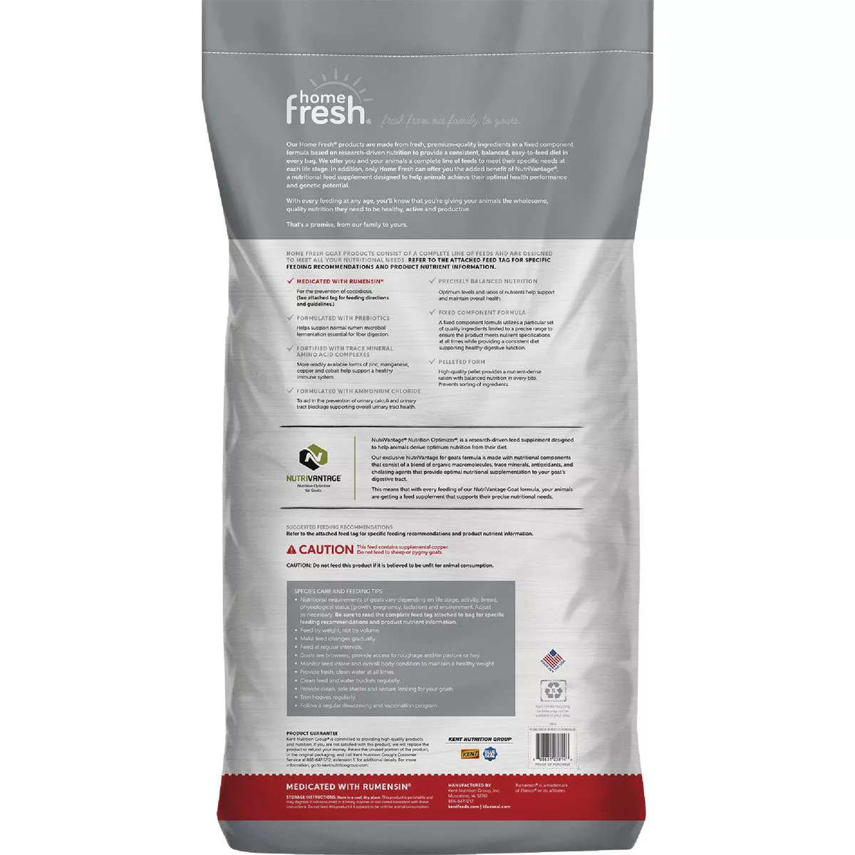 Kent Home Fresh 18 Goat Developer Goat Feed