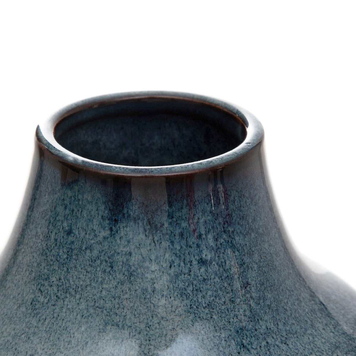Wazon RUFUS ceramiczny granatowy 13x13x22 cm