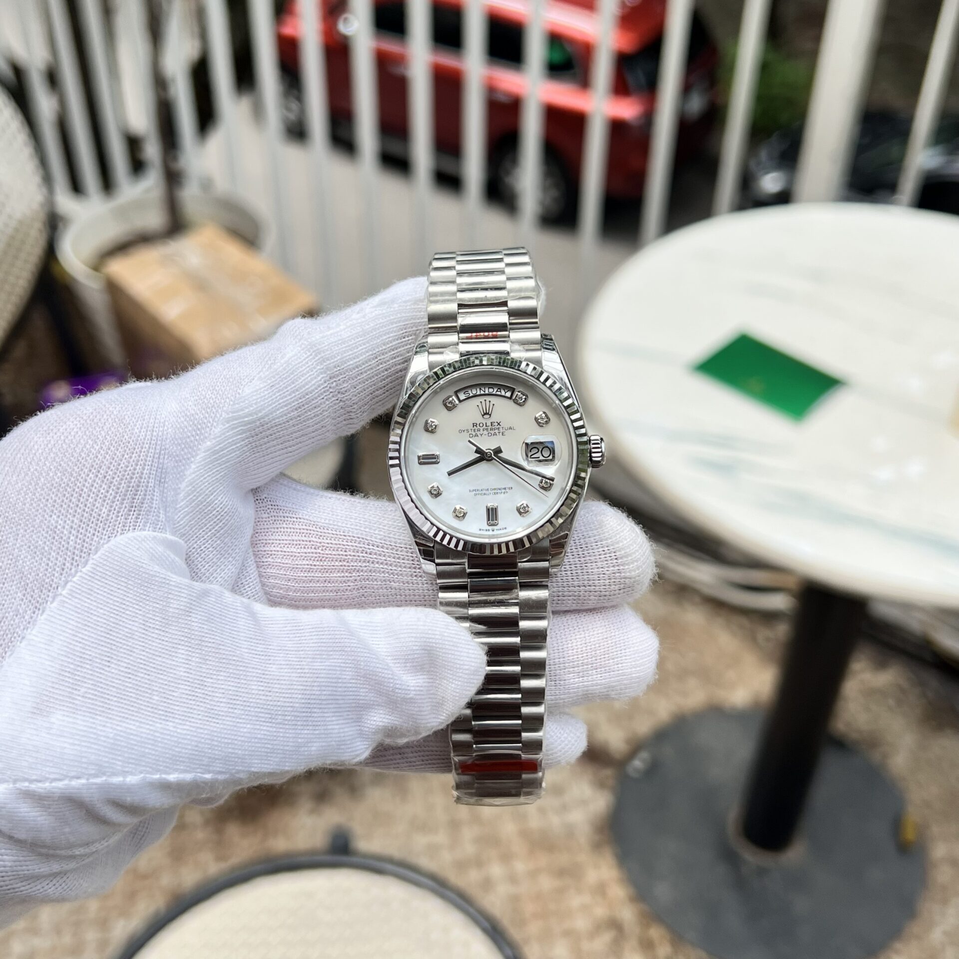 Rolex DateJust Mother Of Pearl Best Replica Watch EW Factory 36mm - Elite Watch Atelier