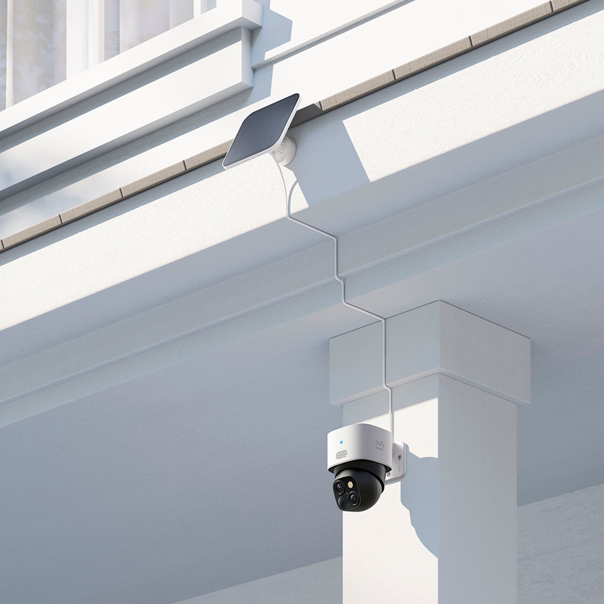 eufy Security – SoloCam S340 Outdoor Wireless 3k Security Camera with Dual Lens – White - Image 9