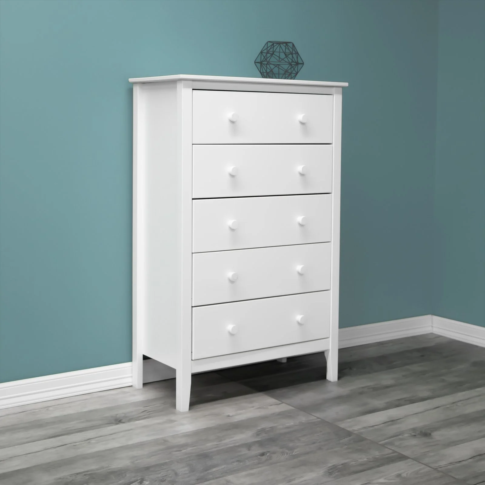 Adeptus Solid Wood Easy Pieces 4 Drawer Chest of Drawers - White - Image 21