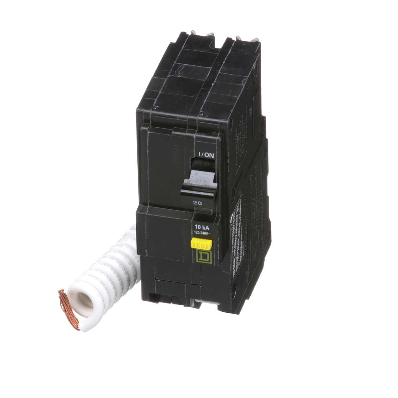 Square D QO 20A Double-Pole GFCI breaker