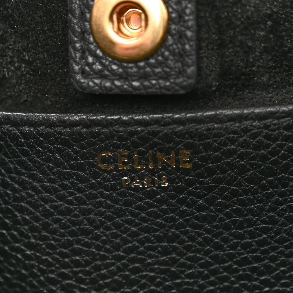 Mirror Quality Replica Celine Black Calfskin Cuir Triomphe Bag1:1High-quality replica