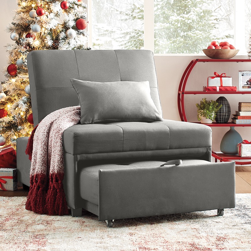Cali Convertible Chair - MIDNIGHT VELVET CATALOG