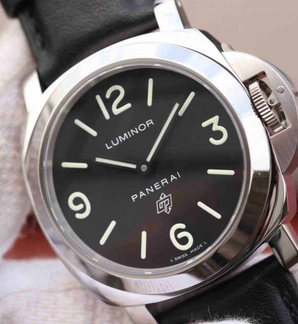 Replica Panerai XF PAM000 Black Dial Black Leather Strap A6497 - Top club