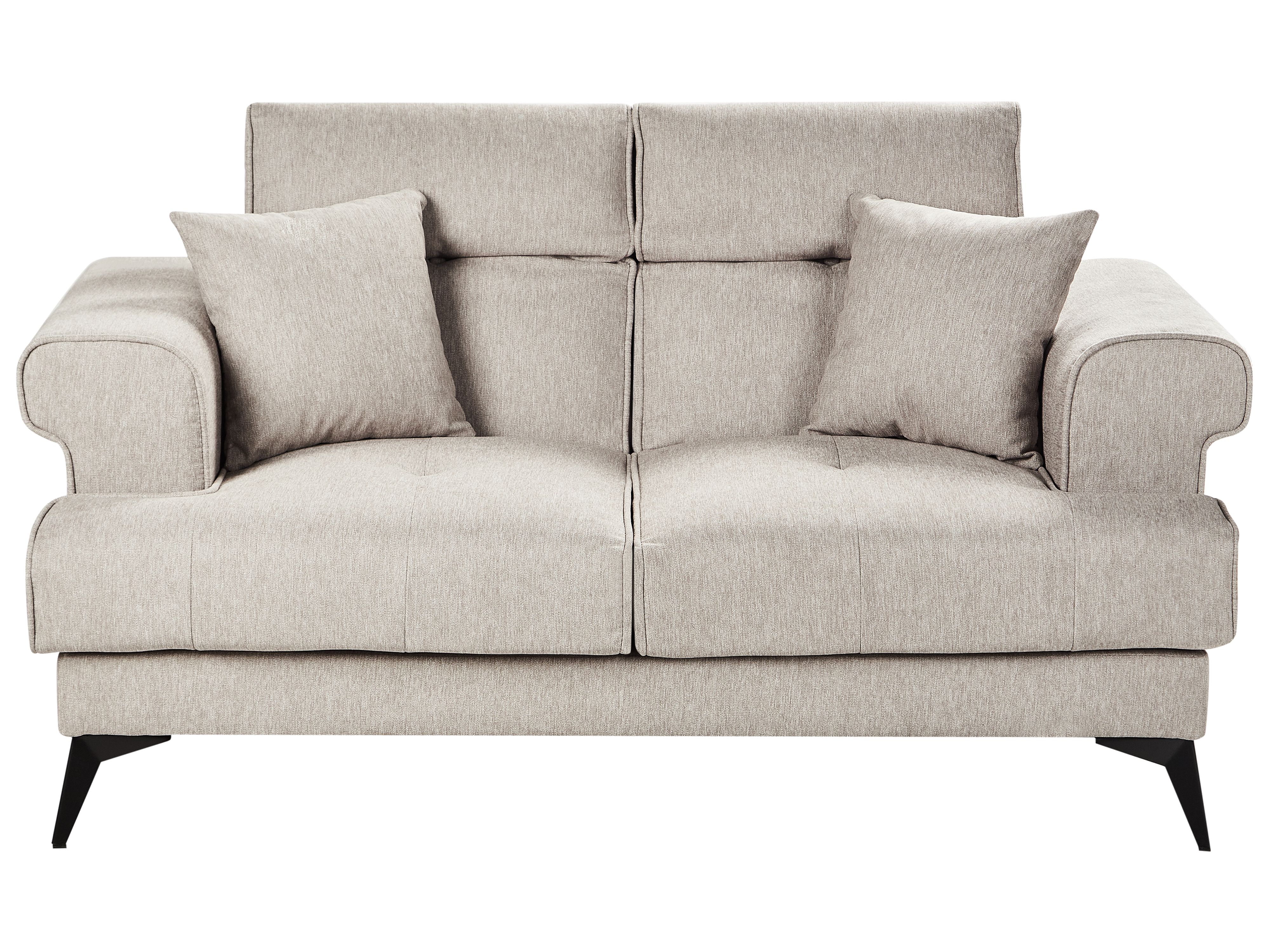 Sofa 2 Seater SKIVE Fabric Taupe