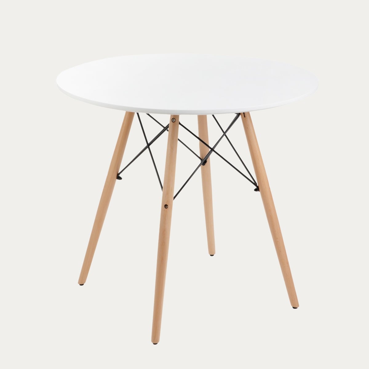 Stół TAVOLO naturalny z białym blatem 60×48cm