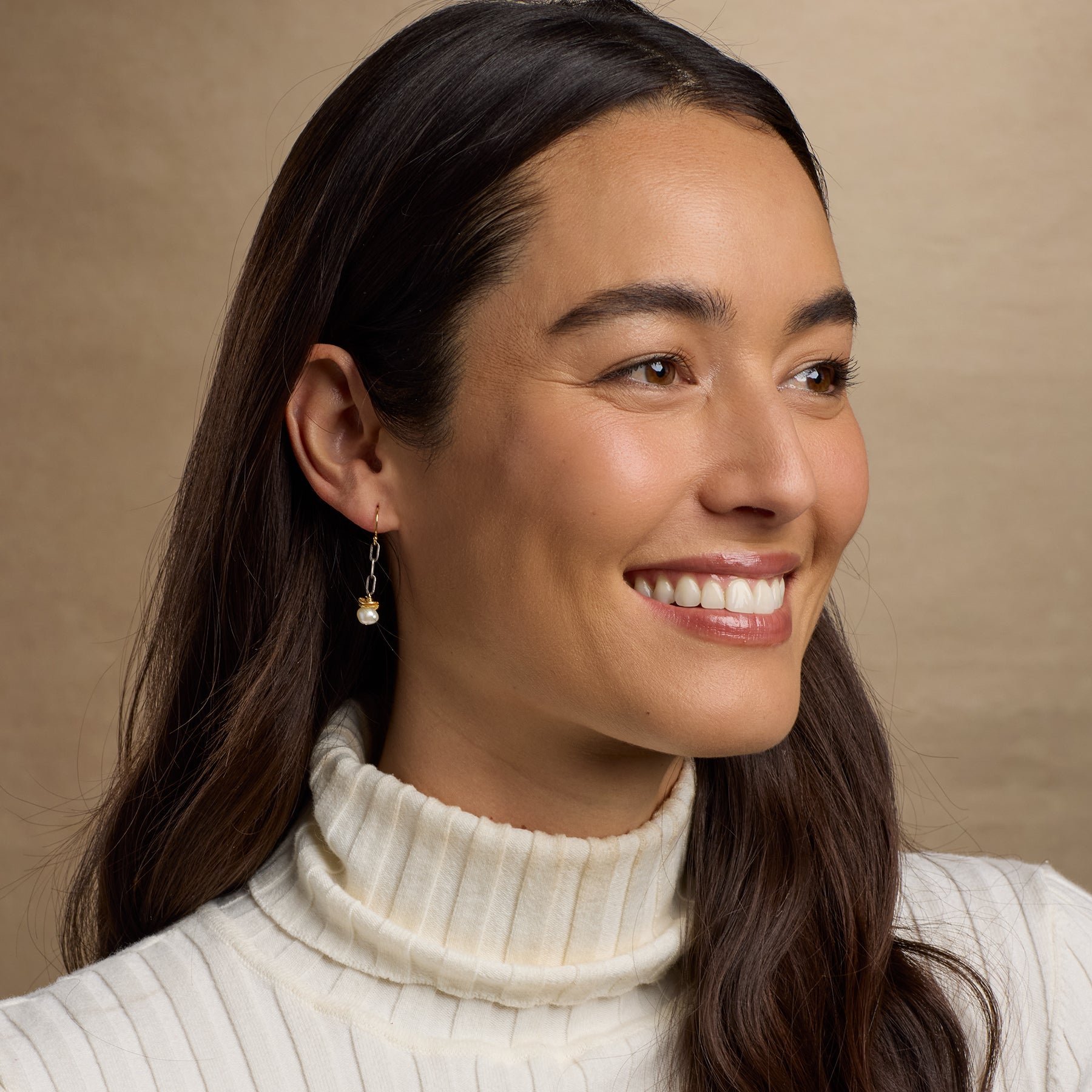 Chained Pearl Earrings - Sundance Clothing