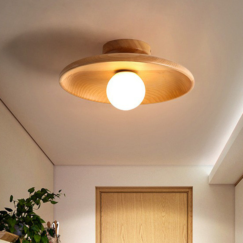 BowlLumière – Elegante Platte Plafondlamp
