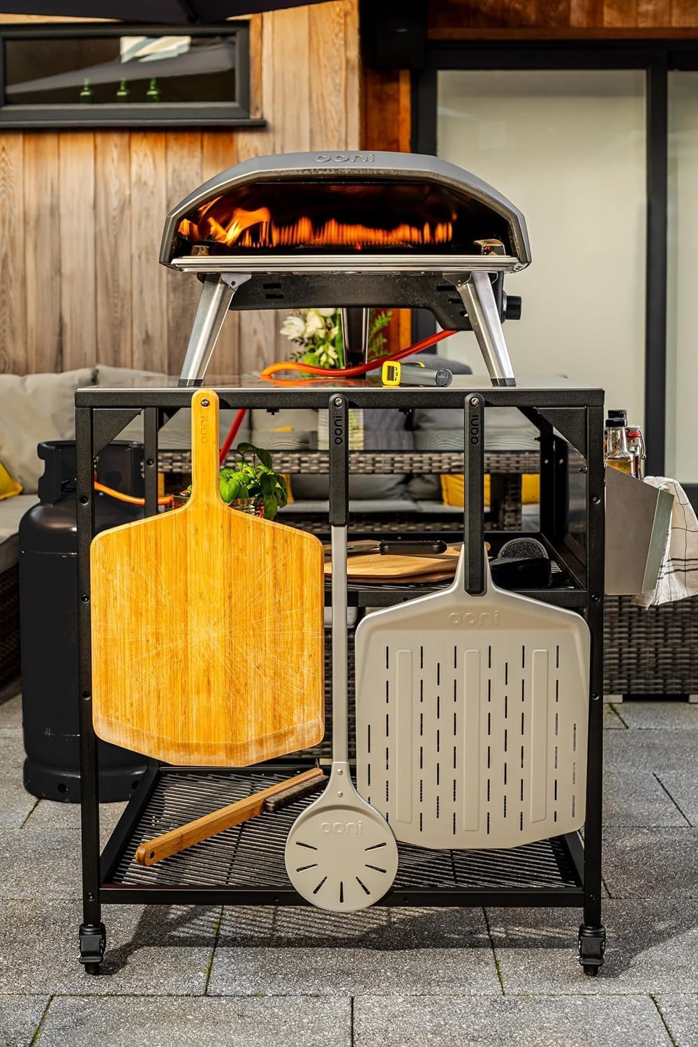 ooni Large Modular Outdoor Table - 31x31x35 Inch Stainless Steel Pizza Oven Stand - Image 7 ooni Large Modular Outdoor Table - 31x31x35 Inch Stainless Steel Pizza Oven Stand - Image 7
