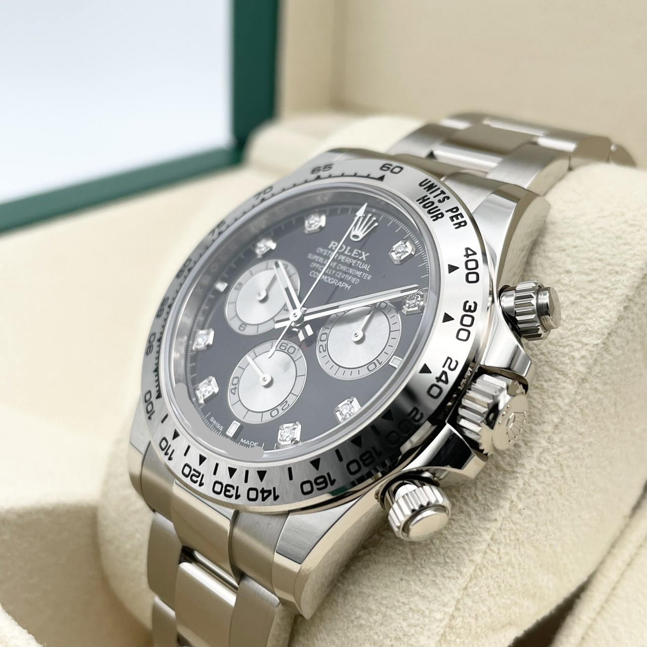 Rolex Cosmograph Daytona 40mm, 18k White Gold, Ref# 126509-0002(1:1 replica) - Top club