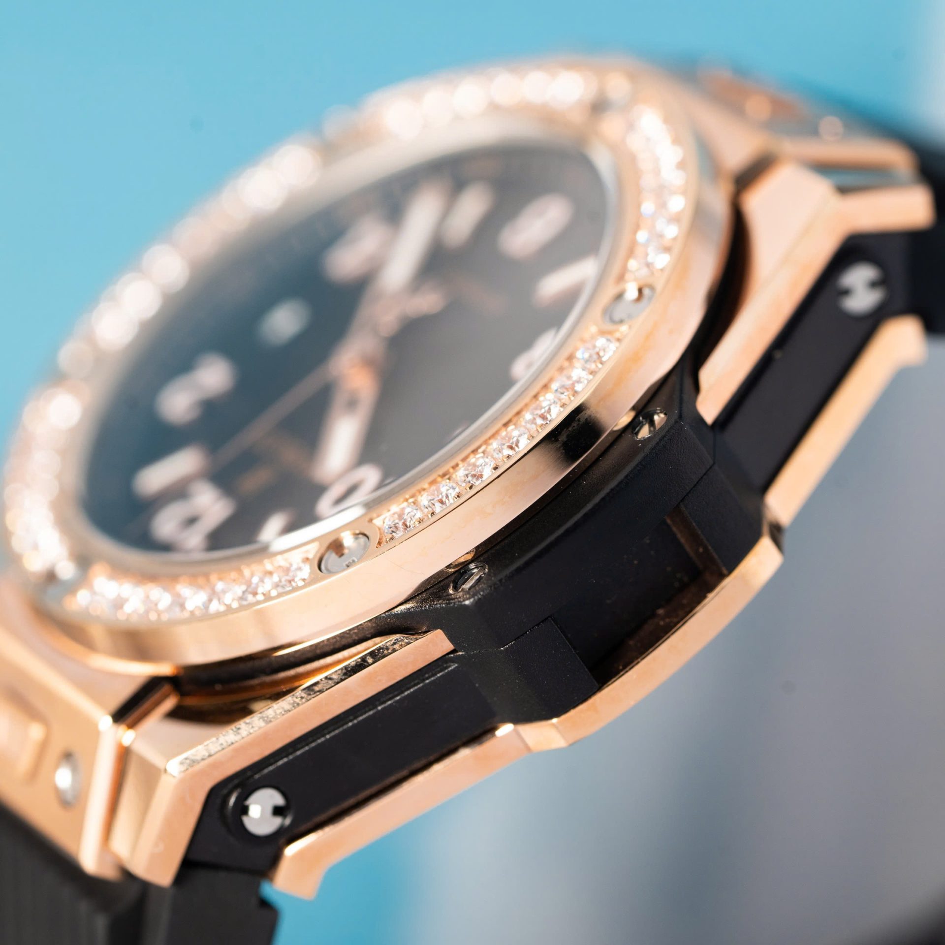 Hublot Replica 1:1 Watch Big Bang One Click With Diamond Bezel King Gold 39mm - Top club