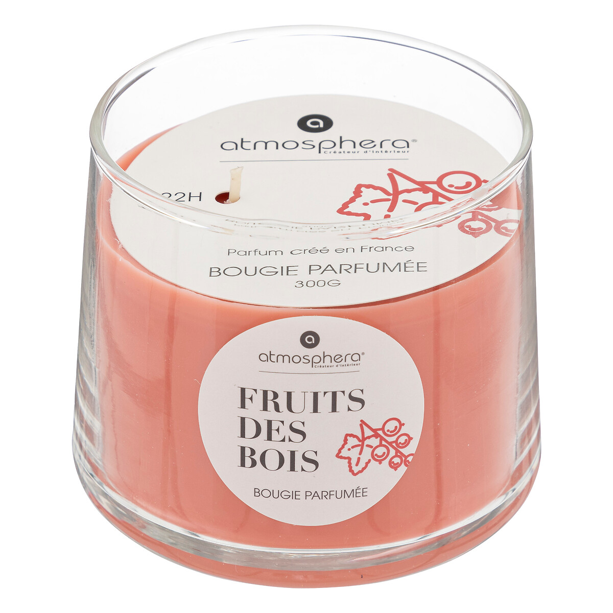 Scented candle "Izor" Forest fruits, 300g