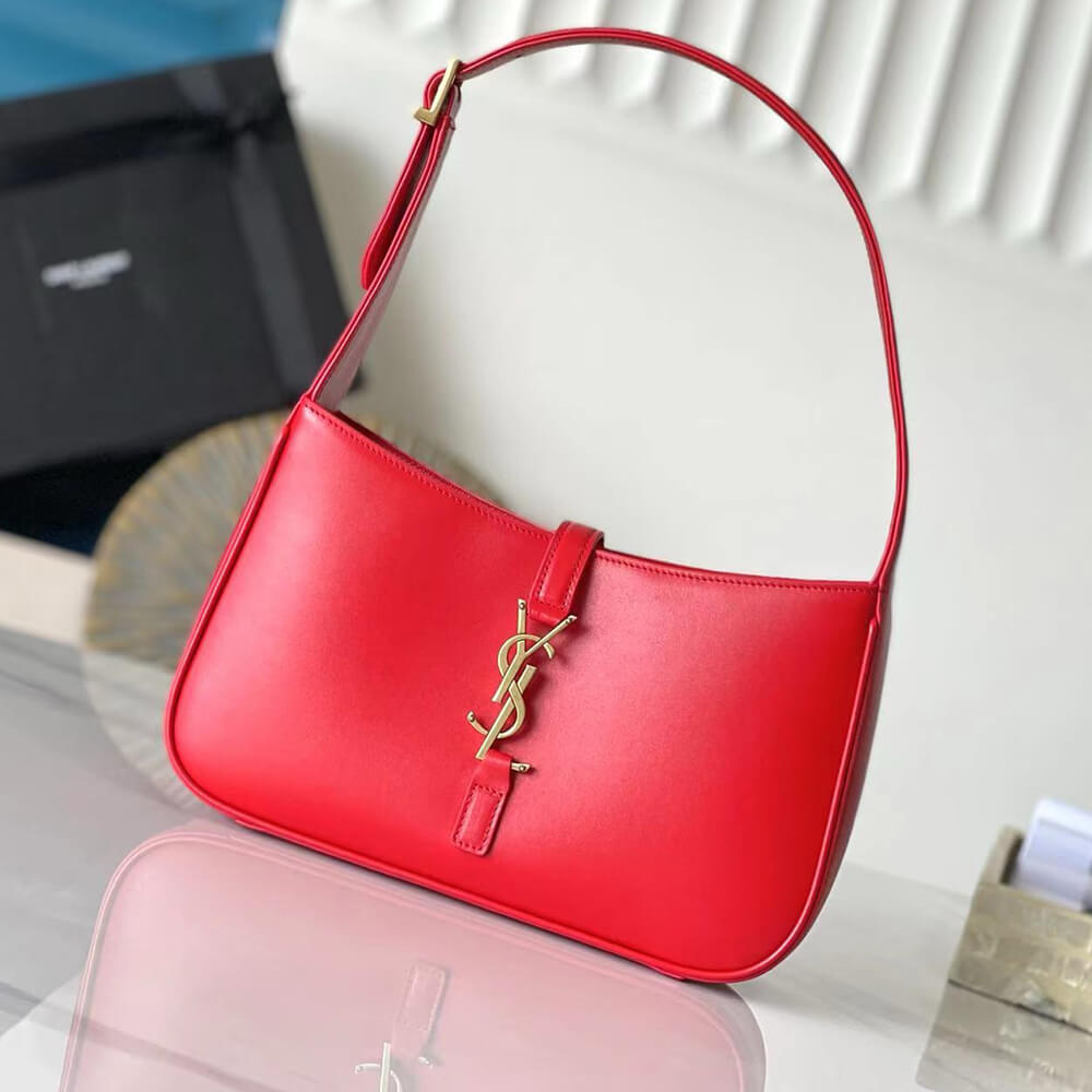 YSL LE 5 A 7  Hobo Bag In Smooth Leather1:1High-quality replica
