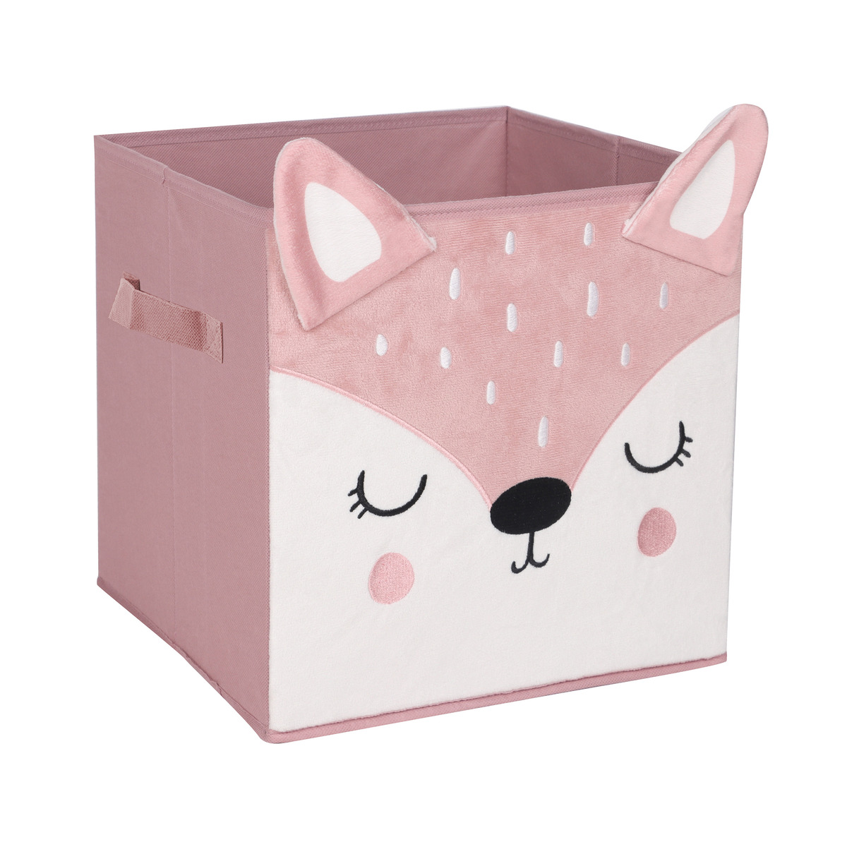 Storage bin "Biche" Pink, 29x29 cm