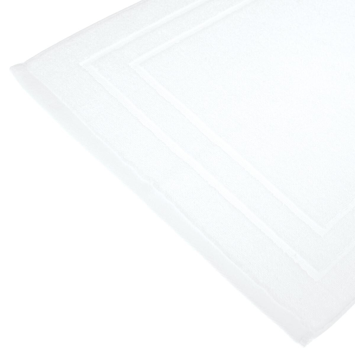 Bath mat, cotton White, 50x70 cm, 700 g/m&sup2;