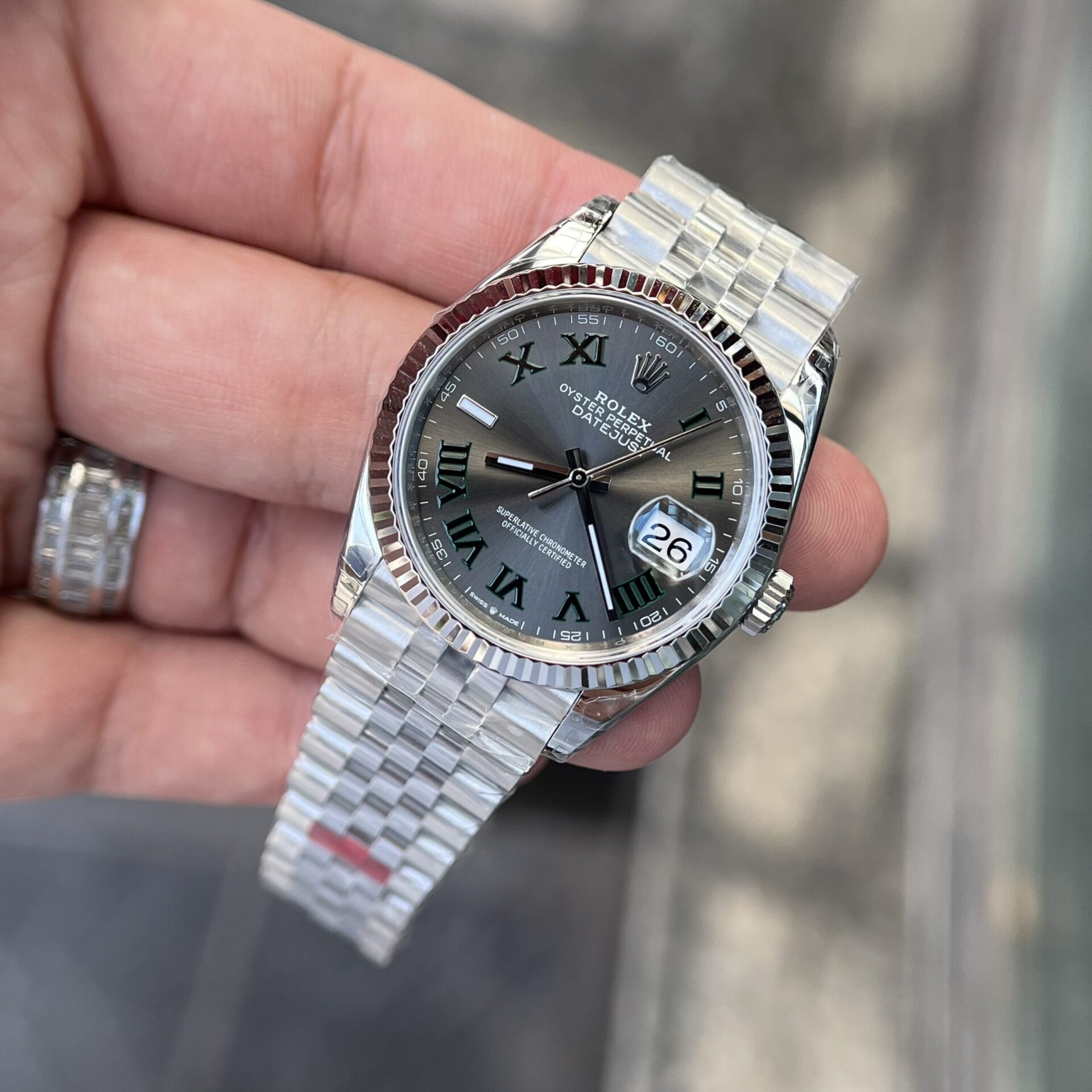 Rolex Datejust 126234 Wimbledon Dial Replica Watch VS Factory 36mm - Top club