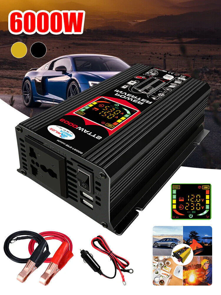 6000W Complete Solar Panel Kit Solar Power Generator 100A Home 110V Grid System - Image 8