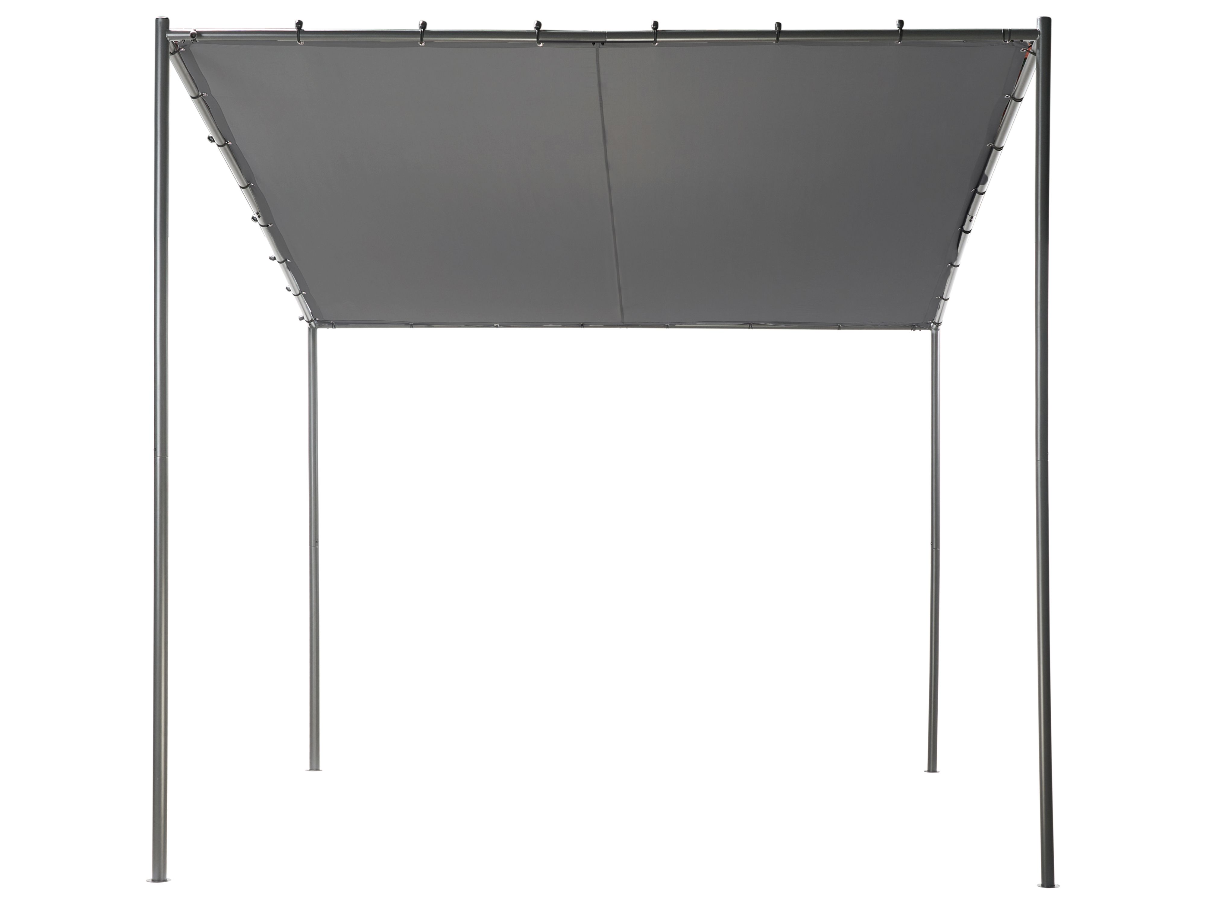 Gazebo VIMINO Metal 282 cm 294 cm Dark Grey