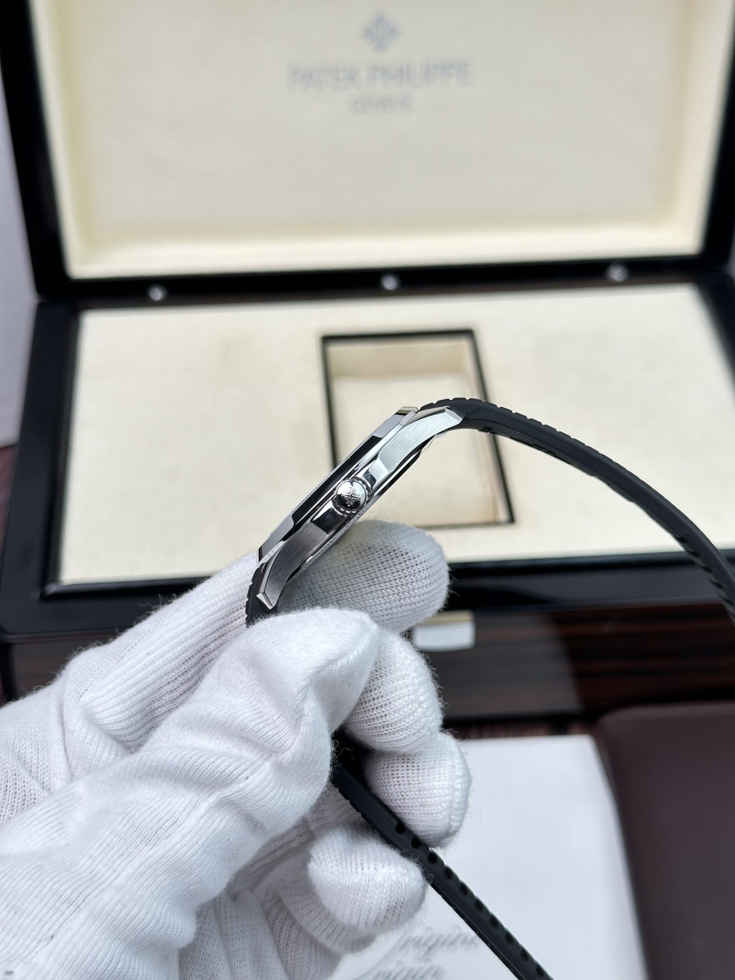 Patek Philippe Replica 1:1 Watch Aquanaut 5167A Black Dial Rubber Strap Factory 3K 40mm - Top club
