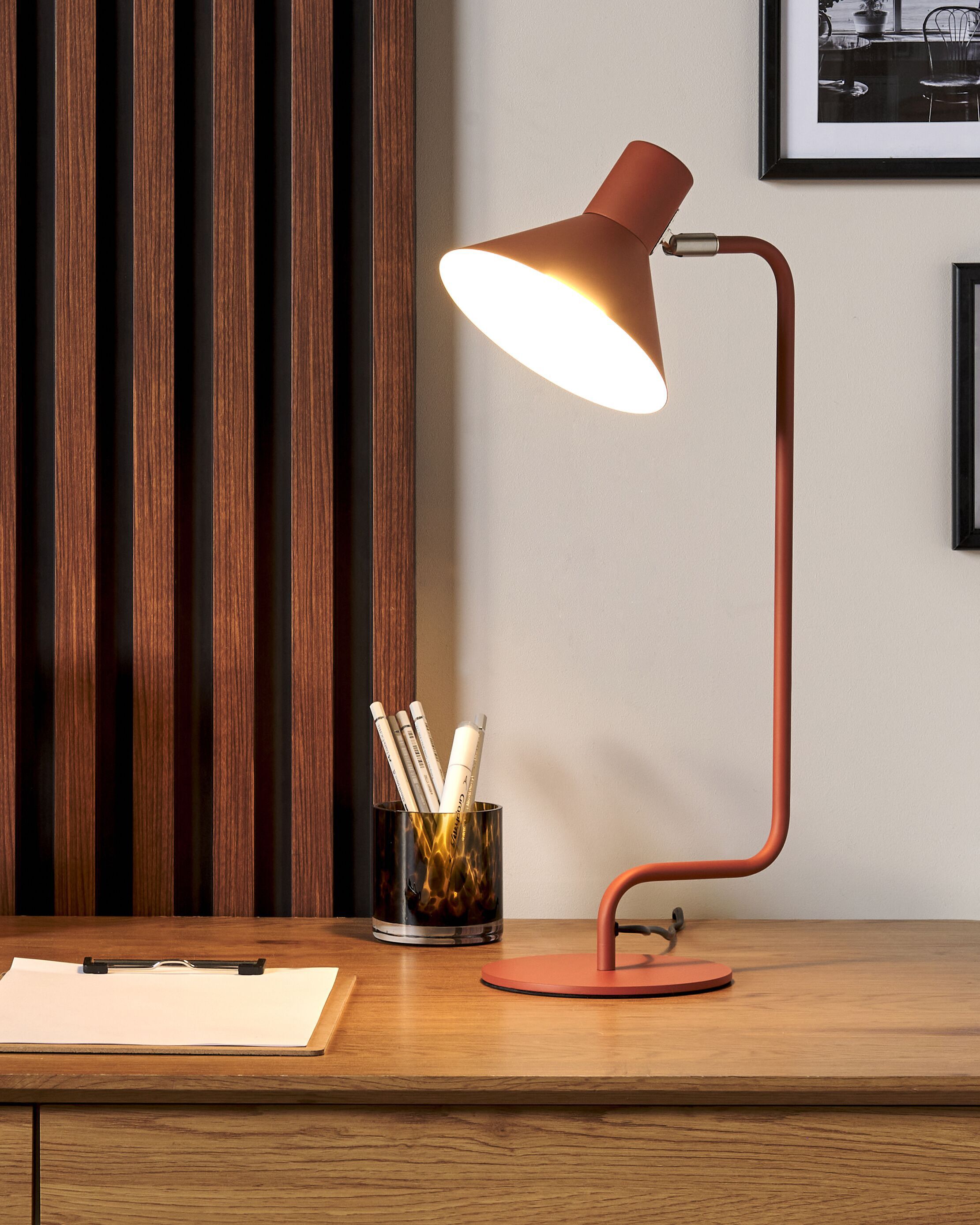 Desk Lamp RIMAVA Adjustable Metal Orange