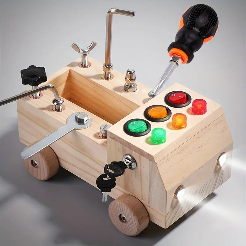 Montessori Activiteitenbord – Educatief Speelgoed voor Vaardigheden en Creativiteit voor Kinderen van 3-12 Jaar