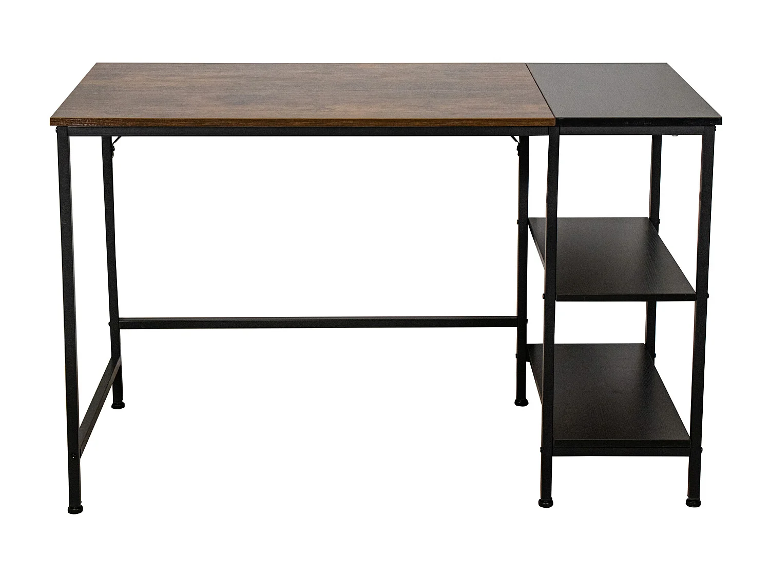 table de bureau - Bois - Noir / Marron - 120cm Ocala