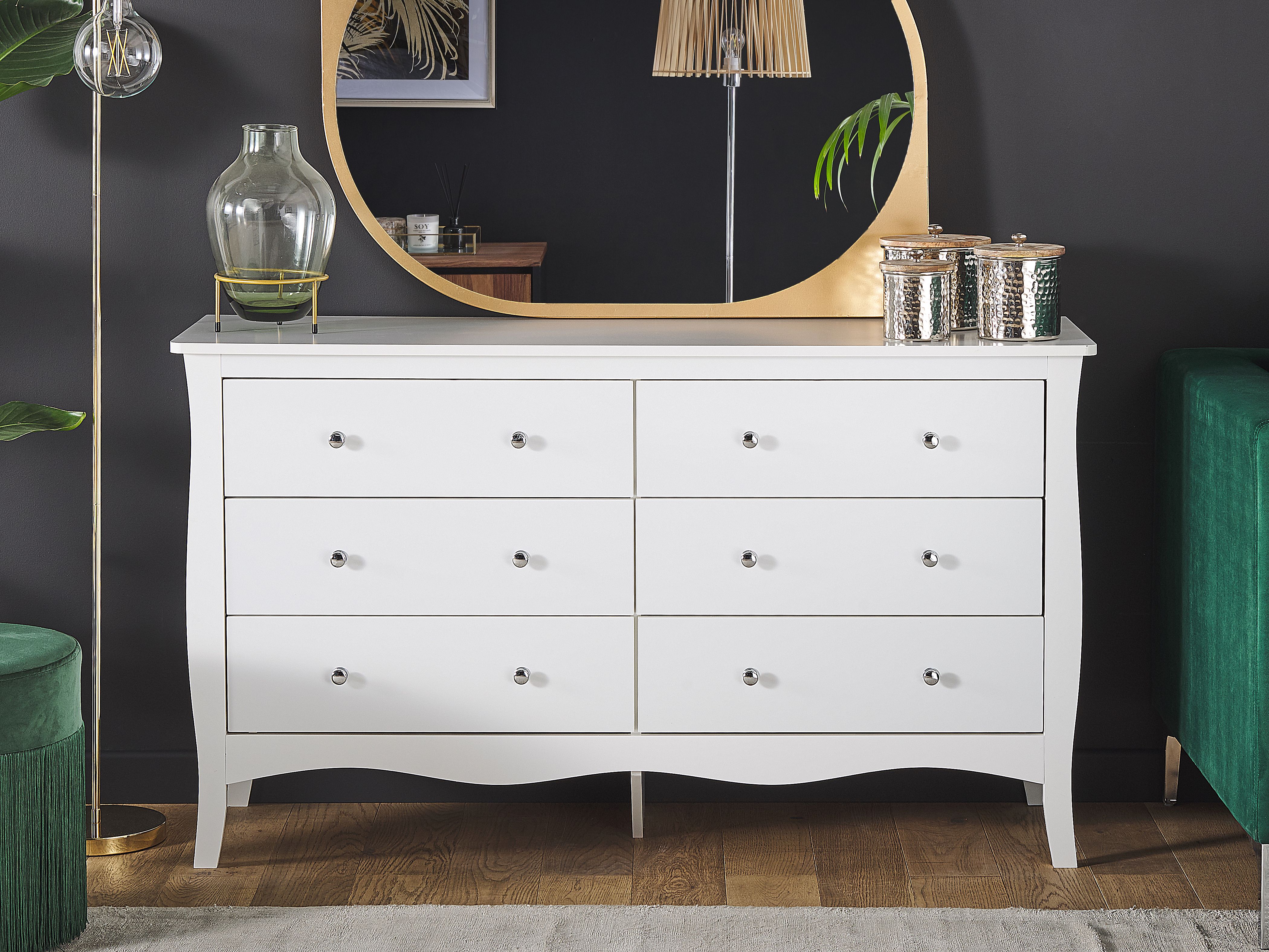 6 Drawer Chest WINCHESTER White