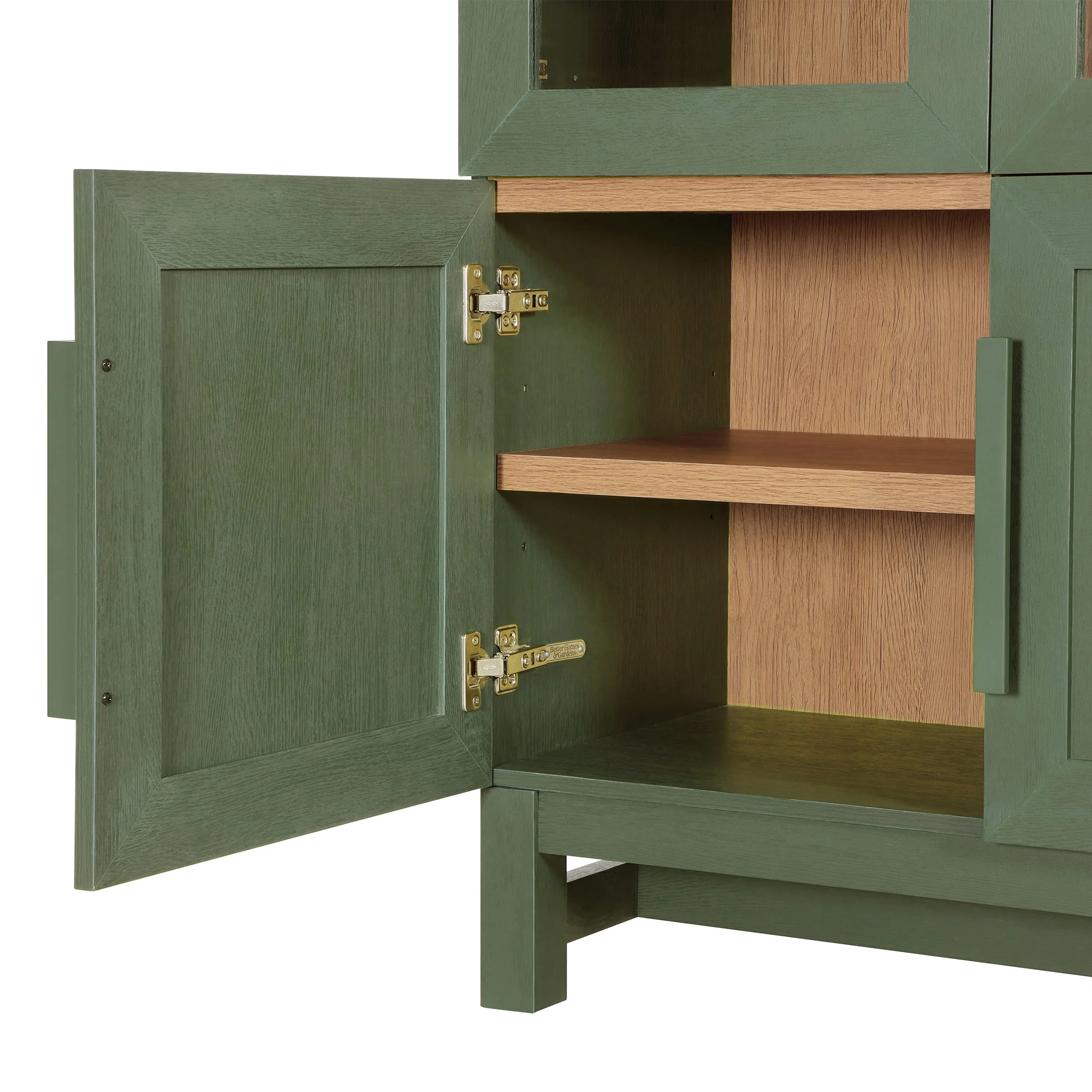 Better Homes & Gardens Juliet Kitchen Rounded Arch Cabinet, Rich Black - Image 30
