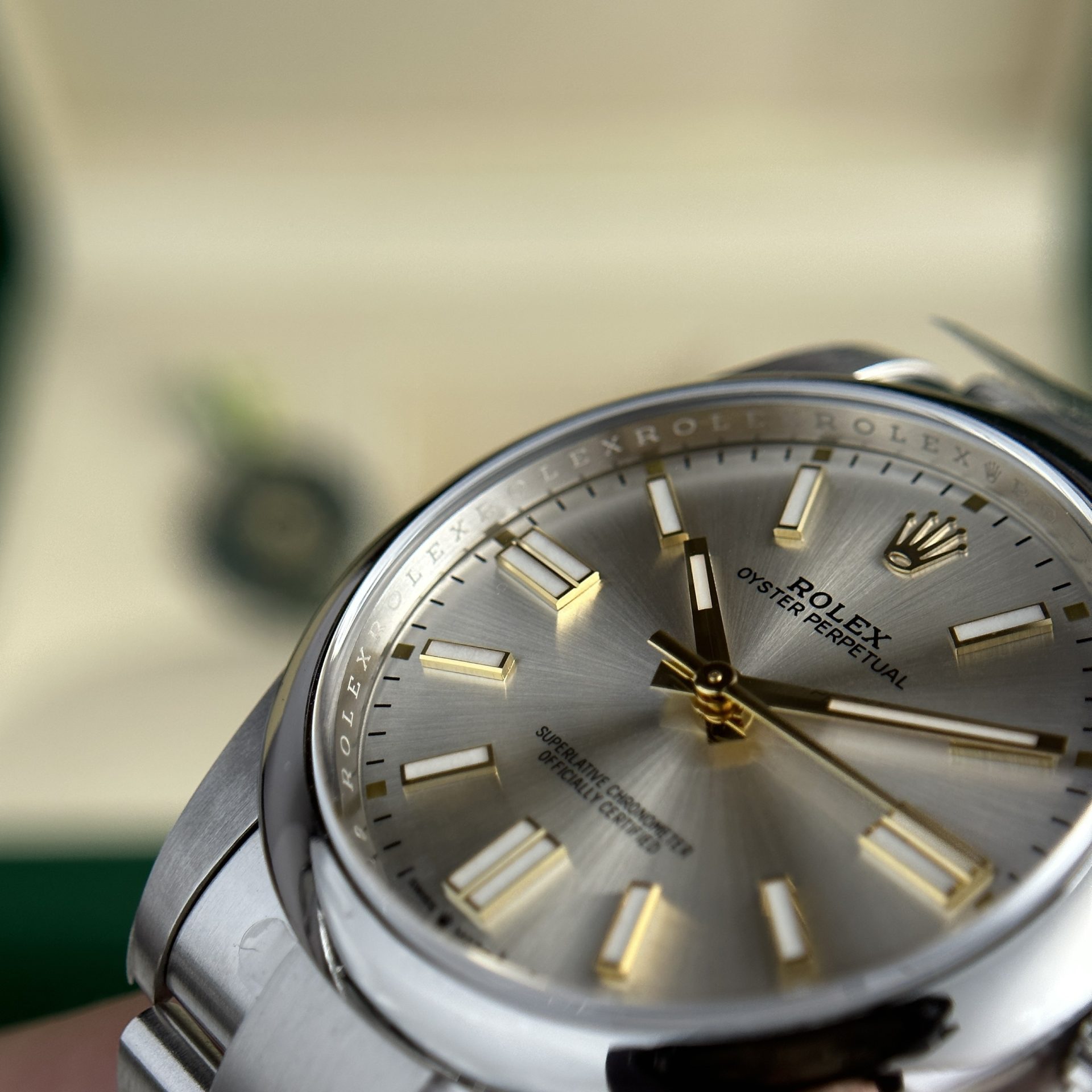 Rolex Replica Watch Oyster Perpetual 124300 Silver Dial Clean Factory 41mm - Elite Watch Atelier