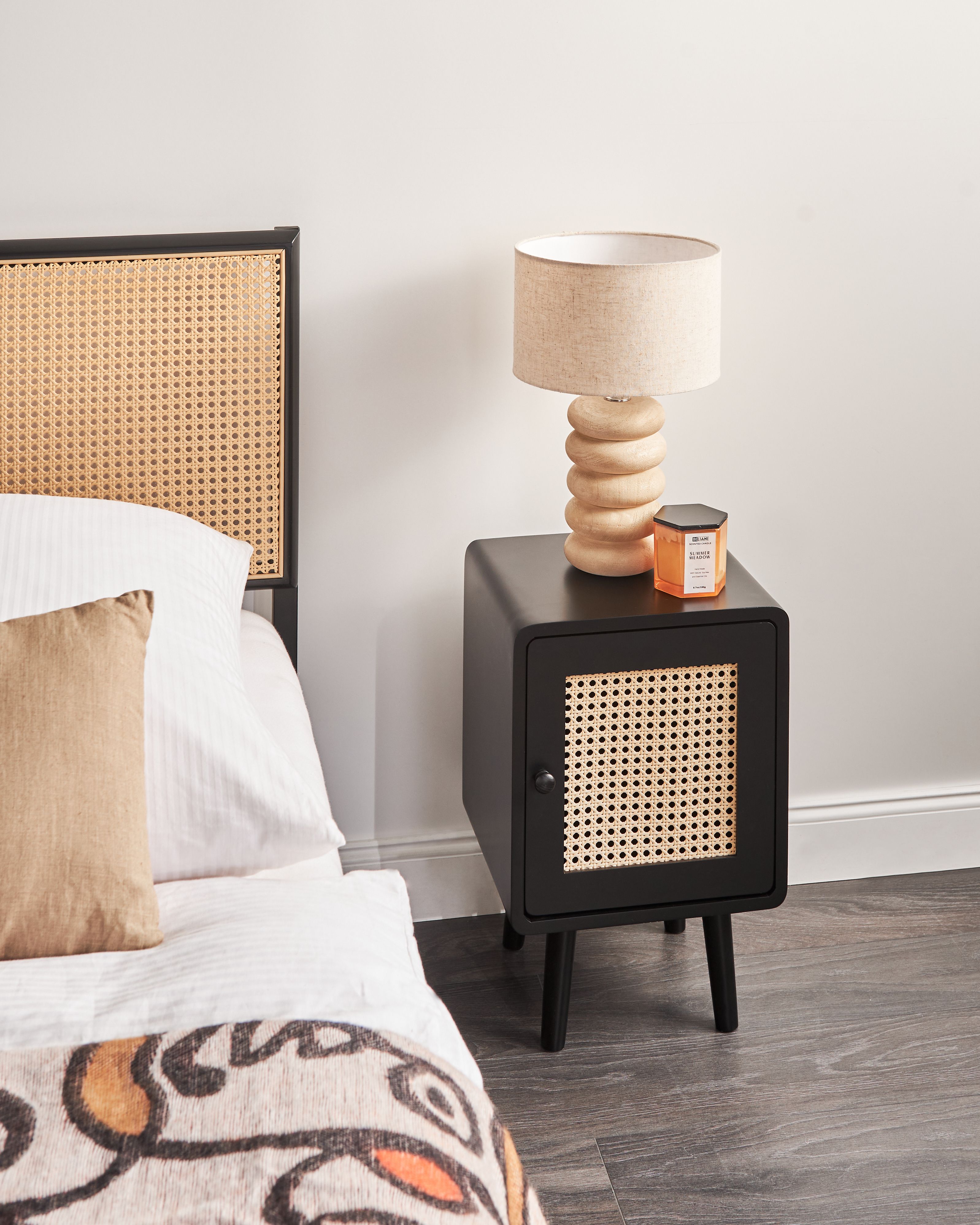 Bedside Table LEFROY Black