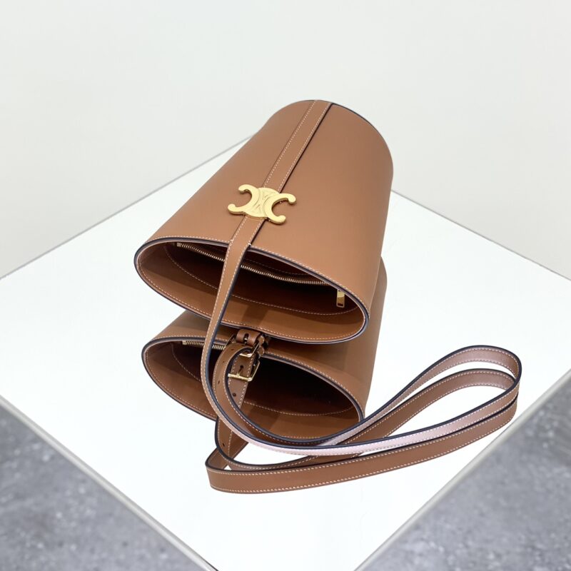 Replica Celine Triomphe Bucket Bag Brown1:1High-quality replica