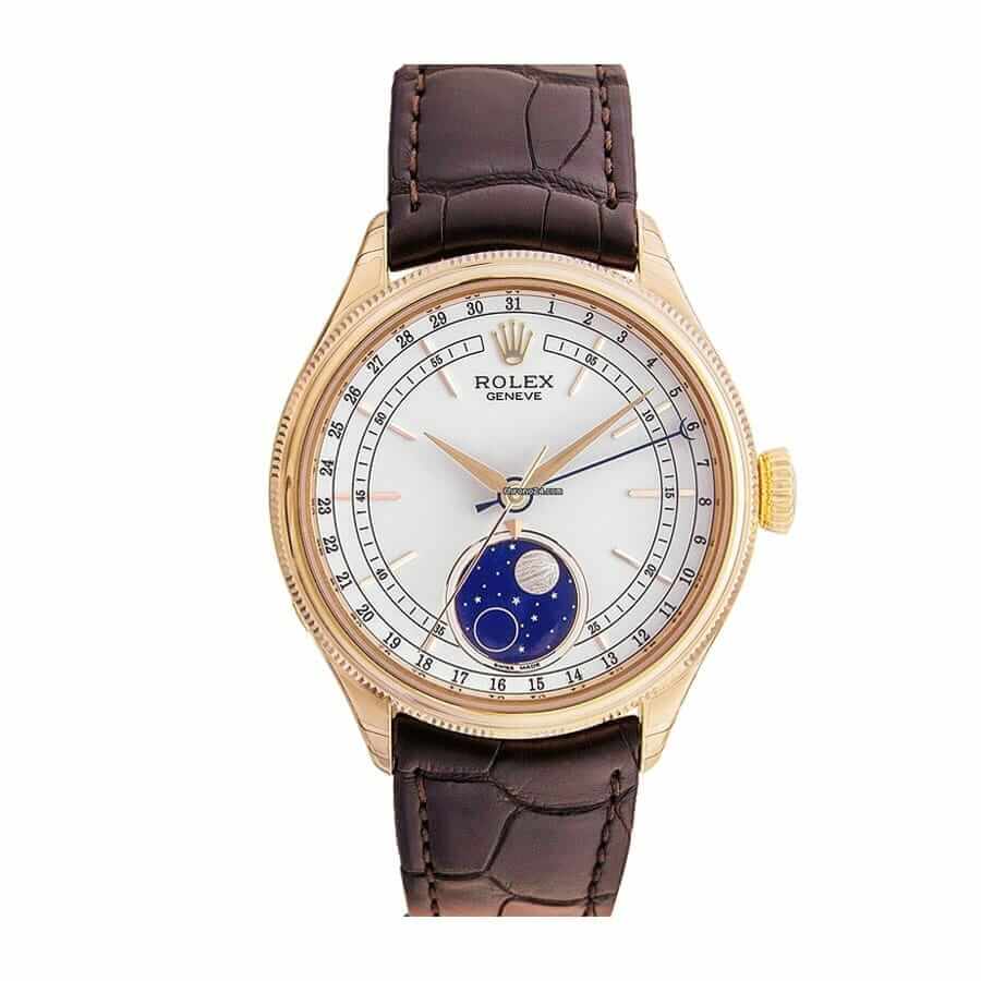 Rolex Cellini Moonphase White Dial New 50535-0002 Replica - Elite Watch Atelier