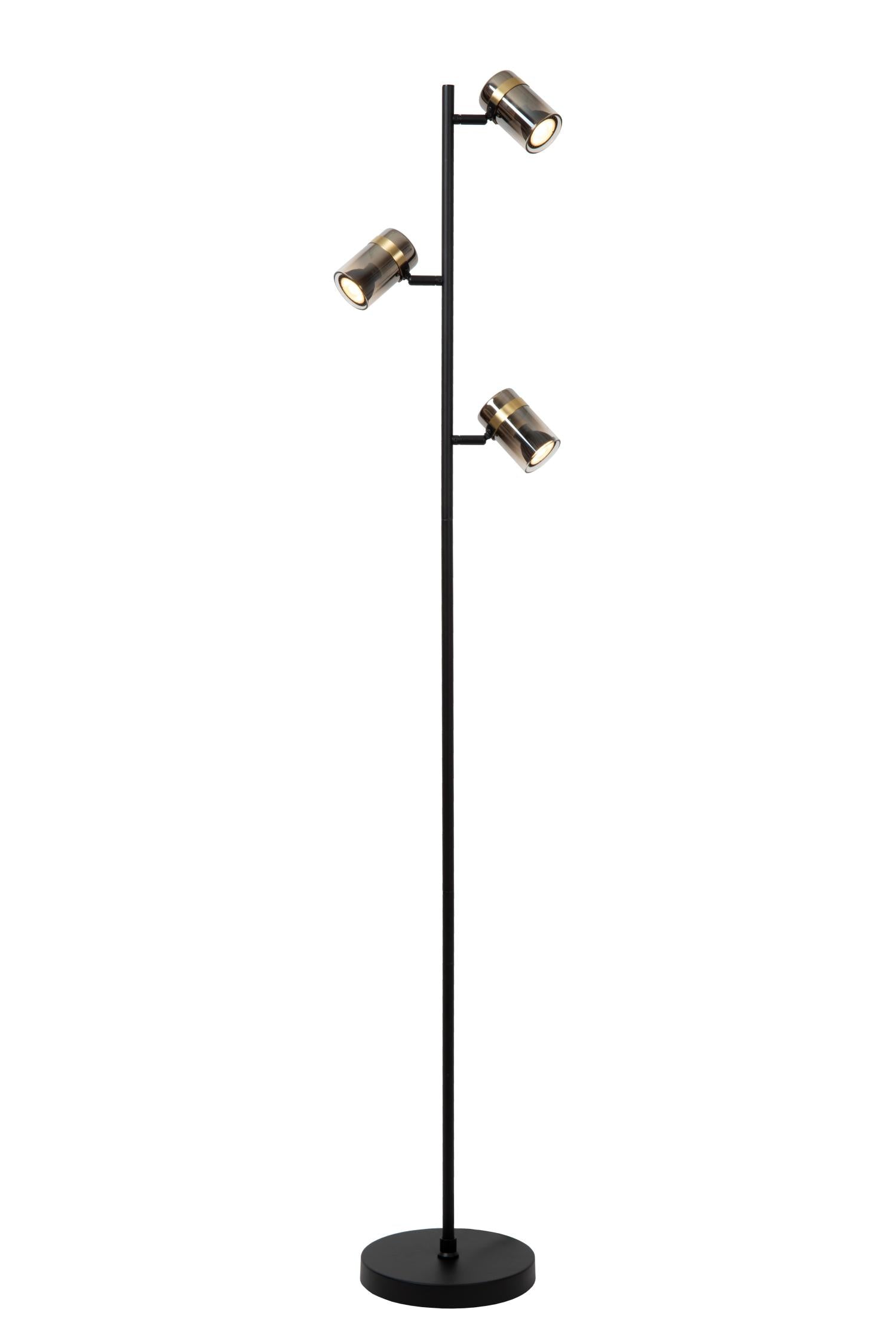 Lucide UPTON Vloerlamp - Fumé