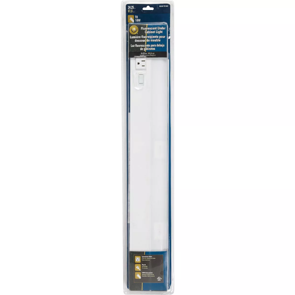 Good Earth Lighting 24 In. F18T8 White Fluorescent Under Cabinet Light