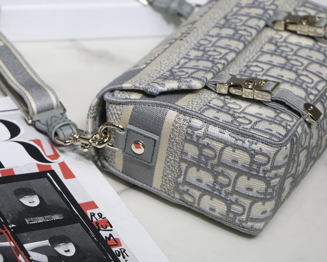 Small Diorcamp Bag Blue/Grey For Women‎ 9in/23cm CD1:1High-quality replica