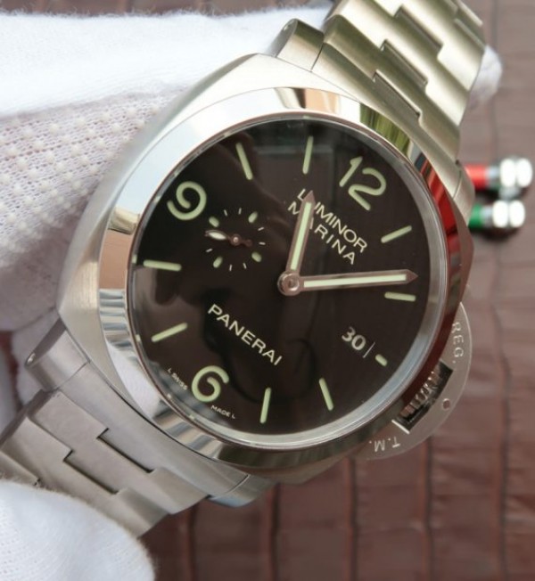 Replica Panerai ZF Luminor 1950 3 Days PAM328 SS Bracelet - Elite Watch Atelier