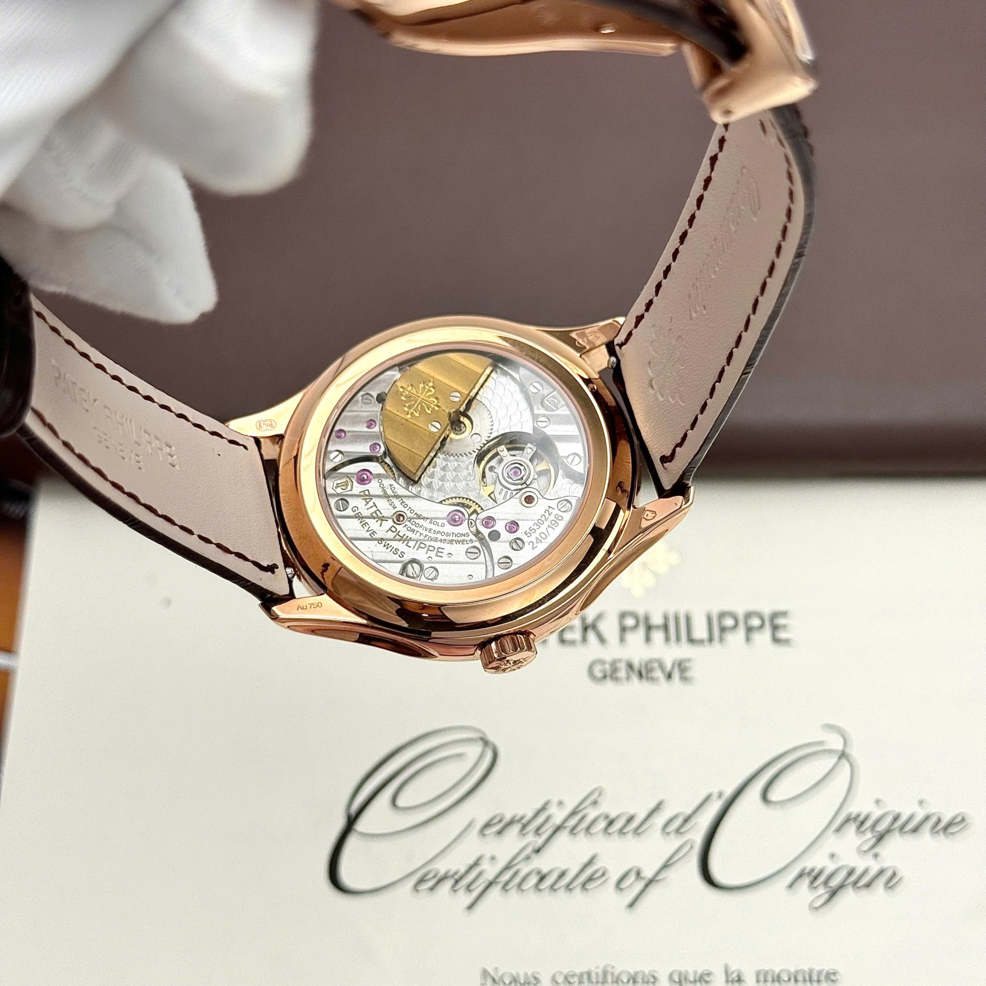 Patek Philippe Best Replica Watches Grand Complications 5327R Automatic Movement Chocolate Dial 40mm - Top club