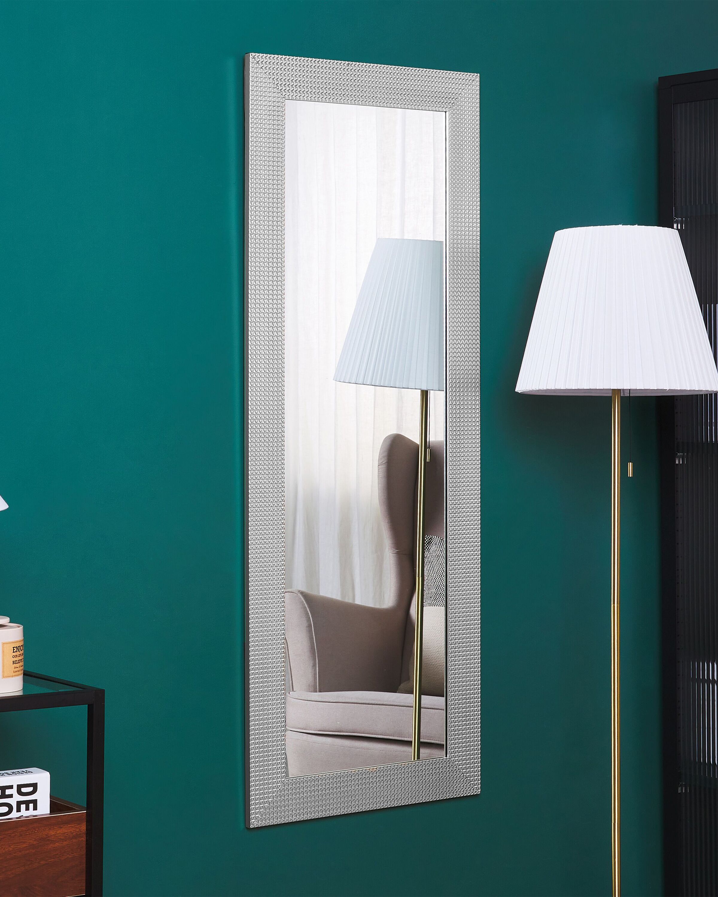 Wall Mirror DERVAL 50 cm 130 cm Silver
