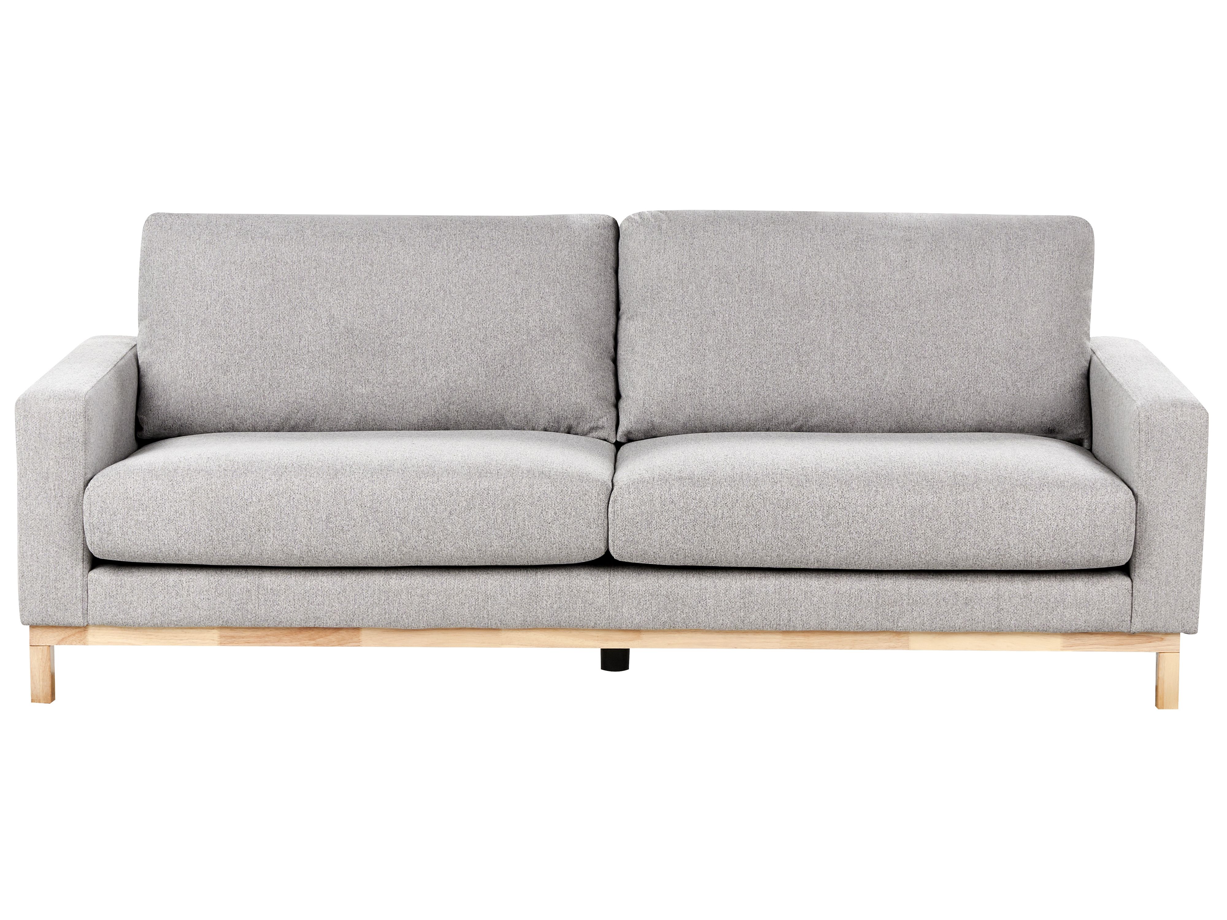 Sofa 3 Seater SIGGARD Fabric Grey