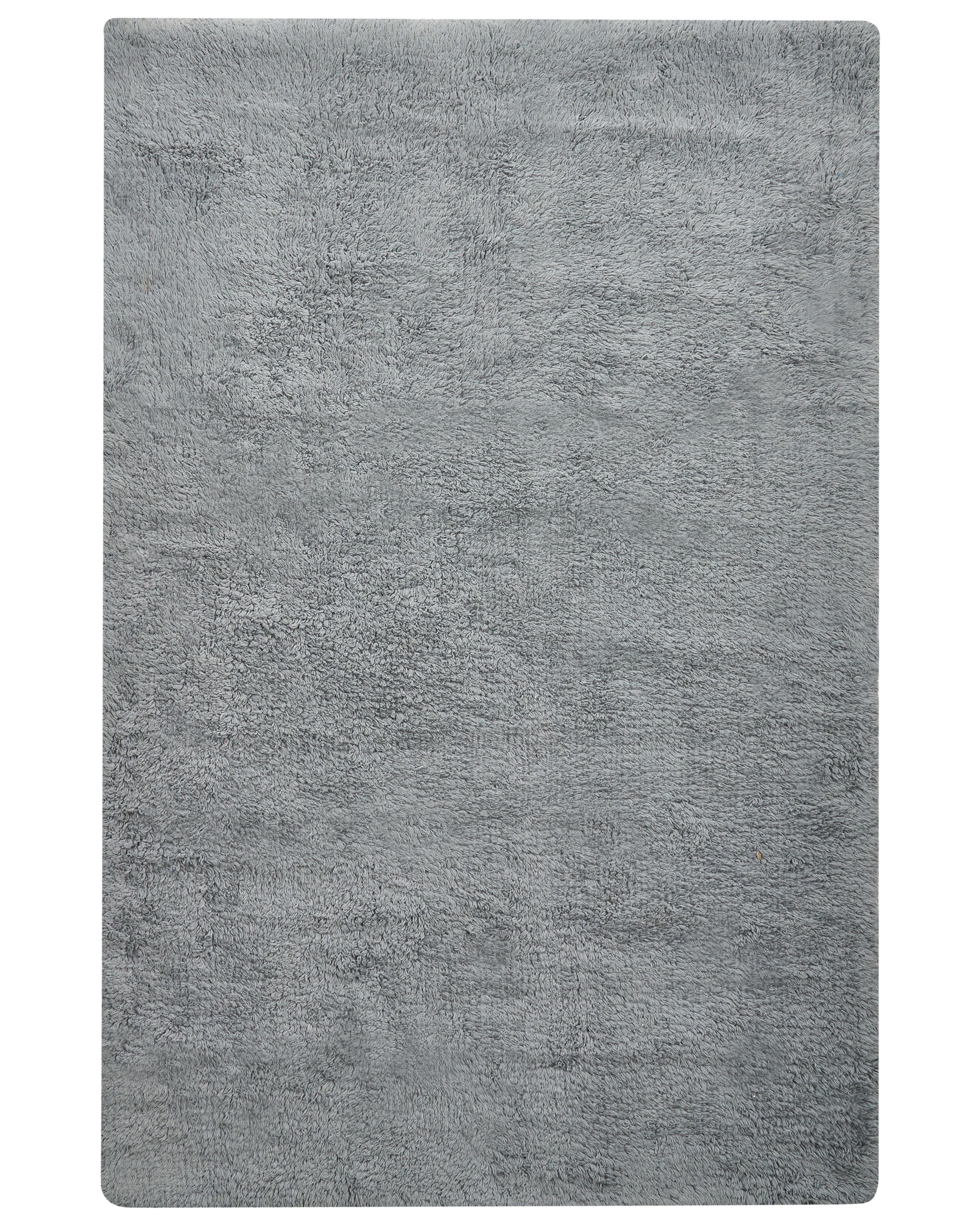 Bath Mat GOELA Grey 60 x 90 cm Cotton