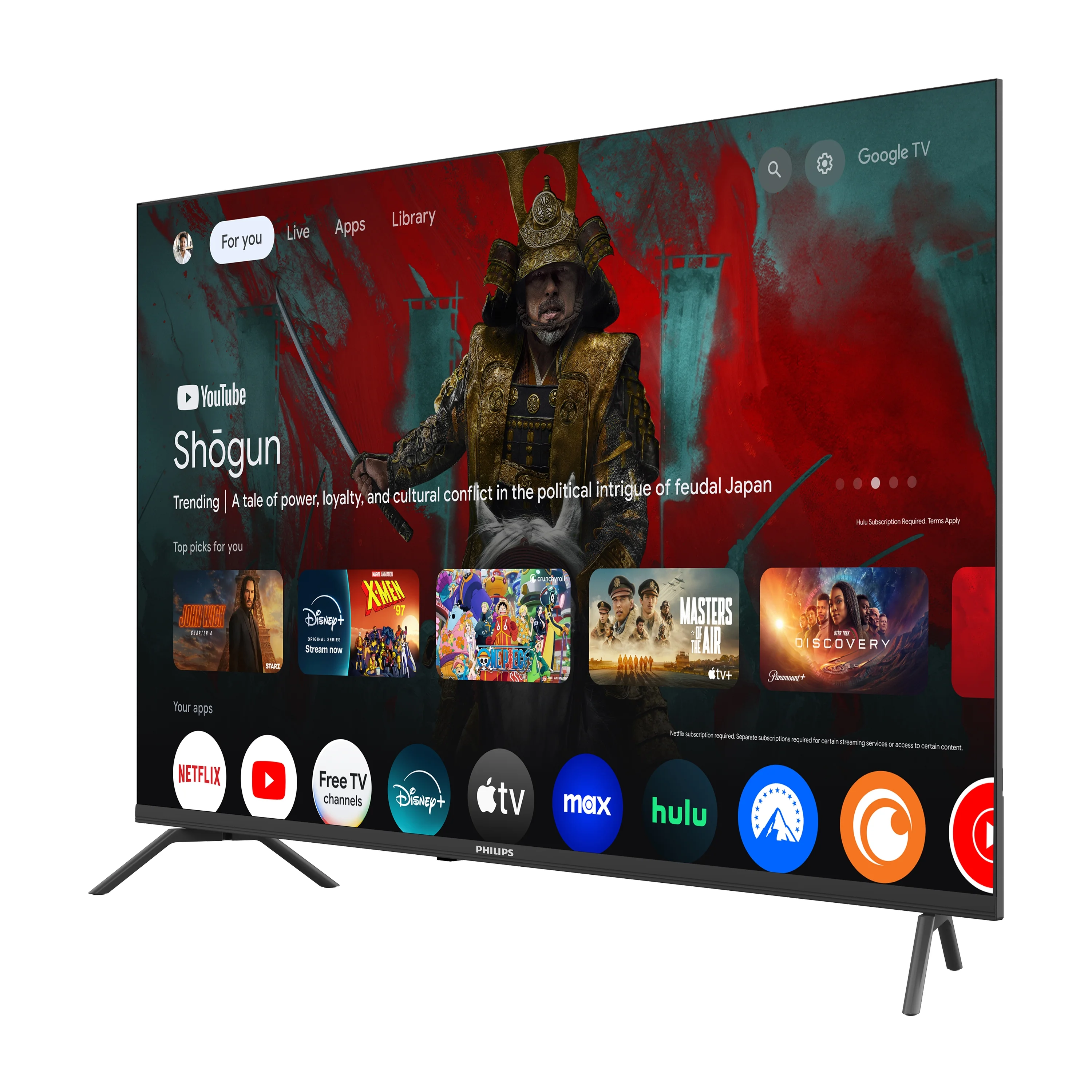 Philips 60�� Class 4K Ultra HD (2160p) Google Smart LED TV (60PUL7555/F7) - Image 3