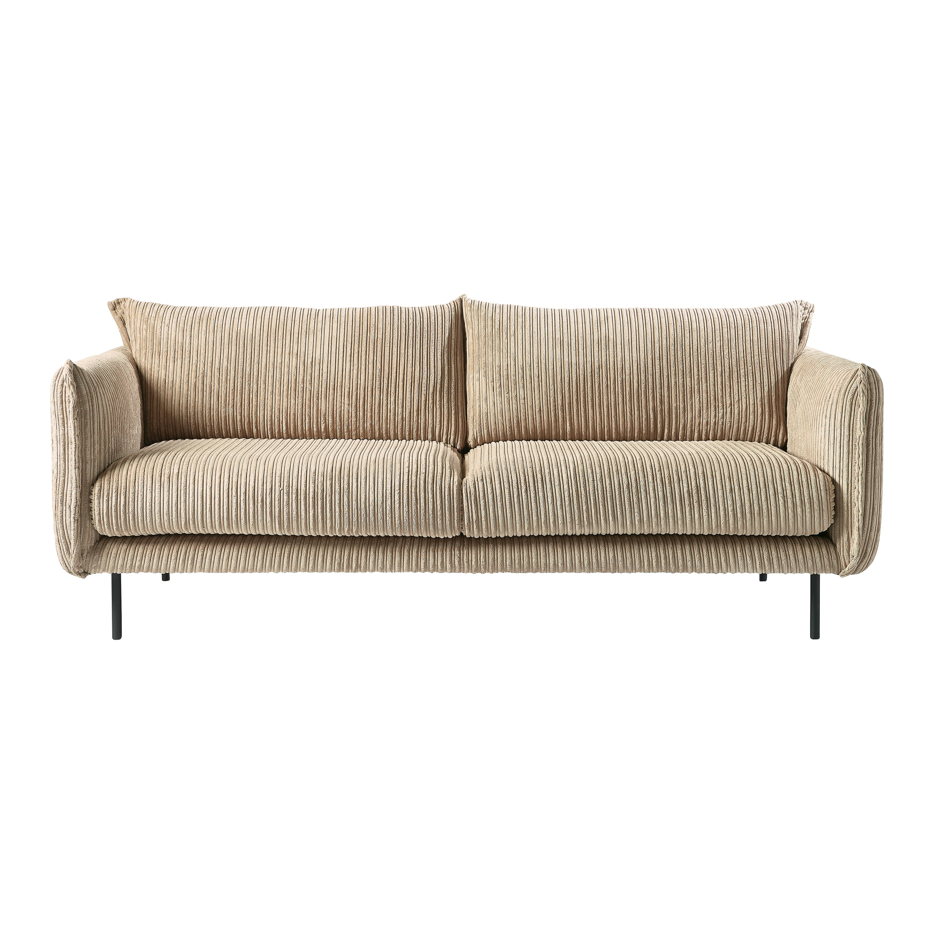 Blokker Ribbon 3-zitsbank - Rib - Mink